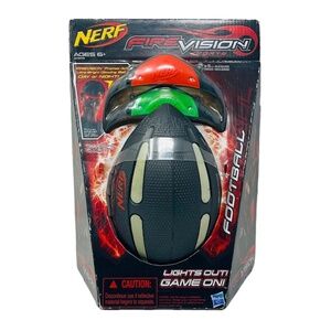 NERF Fire Vision Sports Football Hasbro Toy Activity NEW SEALED